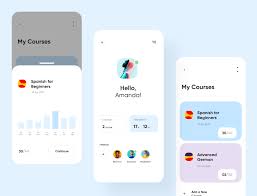 Language Courses App App Design Language Apps Web App Design