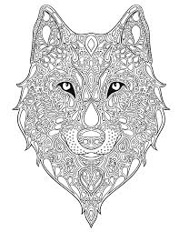 Wolf Design Pesquisa Google Mandala Disegni Da Colorare