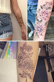 Hawaiian flowers tattoo on arm. Perfect Flower Forearm Tattoo Ideas For Women Tattooglee