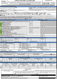 Income Tax Return Forms Ay 2018 19 Fy 2017 18 Itr1 Income Tax Return Income Tax Tax Forms