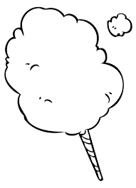 Best cute kawaii food coloring many interesting cliparts image for. Cotton Candy Coloring Pages 74 Free Printable Coloring Pages Jpg Coloring Home