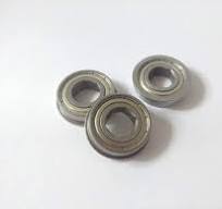 (QTY 10) 1/2 Inch Hex Bearings Flanged, FRC Robots (0.5" hex bearing,  1.125"OD)