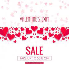 The valentine's day is just around the corner, so i made a png pack for it too. Free Modern Valentine S Day Sale Background Vector Svg Dxf Eps Png Download Free Svg Cut Files
