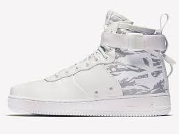 Black And White Nike Air Force 1 Mid Nike Sf Air Force 1 Mid Urban Soldier Camouflage White Weisses Camo Sneakers Men Fashion Sneakers Sneakers Nike