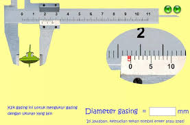 Hasil pengukuran ditunjukkan oleh gambar di bawah ini. Jangka Sorong Virtual Asafn2
