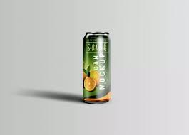 Soft Drink Can Mockup Psd Canning Drinks Beverage Packaging
