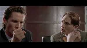 American psycho business card scene parodies refers to a series of parodies and remixes of a memorable scene from the film american psycho in which characters compare each others' business cards. American Psycho Business Card Know Your Meme