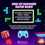 End of Summer Game Bash – South Branch