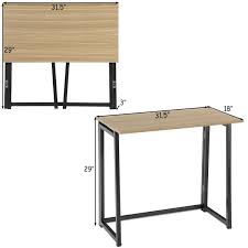 Folding Desk Computer Writing Desk Laptop Study Table Workstation Walmart Com In 2020 Folding Computer Desk Computer Desk Table For Small Space
