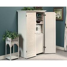 Craft And Sewing Armoire With Table In 2020 Craft Armoire Craft Storage Cabinets Sewing Machine Cabinet