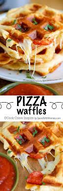 Pizza Waffles Spend With Pennies Waffle Maker Recipes Waffle Iron Recipes Yummy Waffles