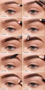 With so many different brow fillers bursting on the beauty scene over the past couple years, gals (and dudes) have so many options. Make Up Look Make Up Looks Heavy Makeup Light Makeup Eye Shadow Make Up Augen Make Up Prom Make Up Face Brow Shaping Tutorial Eyebrow Makeup Fix Eyebrows