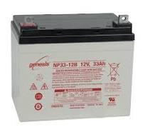 12V 33Ah @ 20hr Rate M6 Nut/Bolt Terminals FR Case Enersys VRLA Battery