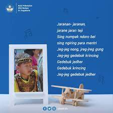 We did not find results for: Salah Satu Tembang Dolanan Ciptaan Bpnb D I Yogyakarta Facebook