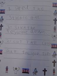 Suitable for early years, nursery, eyfs. St Matthias N16 Eyfs On Twitter Reception Have Been Making Mosaic Crosses To Celebrate Easter We Ve Written Instructions On How You Can Make Them Too Eyfs Eyliteracy Re Understandingtheworld Instructionwriting Https T Co Lu2clbcdlx