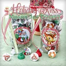 I have photoshopped multiple pieces of candy into the following jars (therefore, i am the only one who knows exactly how many candies are in each one). Holiday Candy Mason Jar With Kisses Gift Diy The Cottage Market