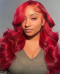 Amazon.com : BRYZILLEN 13x4 Burgundy Lace Front Wigs Human Hair Pre Plucked  99J Wine Red HD Transparent Lace Frontal Wigs For Women with Baby Hair 180%  Destiny Glueless Body Wave Colored Lace