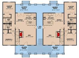 Plan 70627mk Charming Modern Farmhouse Duplex House Plan Duplex House Plans Multigenerational House Plans Duplex House