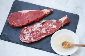 2 Ingredients Simple Shio Koji Beef Steak Matcha And Tofu Recipe Beef Steak Recipes Recipes Food