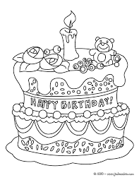 Coloriage Un Gateau D Anniversaire Unique Coloriage De Gateau D Anniversaire A Imprimer Coloriage