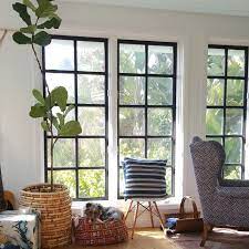 Black Frame Windows The Estate Of Things Living Room Windows Black Window Frames Black Window Trims