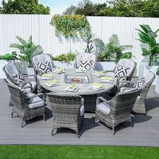 9 Piece Patio Dining Sets At Lowes