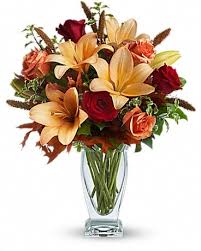 Teleflora S Fall Fantasia In Flint Mi Curtis Flower Shop