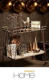 Give Your Home A Cool And Contemporary Feel This Christmas With The Sainsbury S Home Boutique Collection Transform You H Sainsburys Home Christmas Room Decor