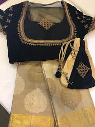 Black And Gold Combination Blouse Designs Pin By Afroza Amin On Blouse Blouse Designs Silk Blouse Designs Embroidery Blouse Designs