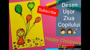 Imbunatatirea abilitatilor tale la desen presupune atat folosirea celor mai bune instrumente de lucru, inspiratia, cat si tehnica obtinuta din cunostintele celor cu mai multa experienta in domeniul artei. Ziua Copilului Happy Children S Day Desen UÈ™or Cum Se DeseneazÄƒ O FatÄƒ Cu Baloane 49 Youtube