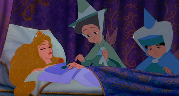 Sleeping Beauty' isn't the lead of her own story (her fairy godmothers are)