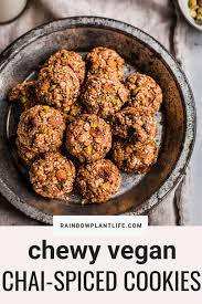 Chewy Vegan Chai Spiced Cookies Rainbow Plant Life Recipe Chai Spice Cookies Cookies Recipes Indian Vegan Instant Pot Recipes