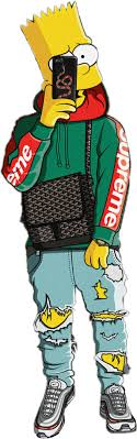 Mira los simpson videos porno gratis, aquí en pornhub.com. Download Hd 411 X 1305 14 Bape Supreme Bart Simpson Transparent Png Image Nicepng Com