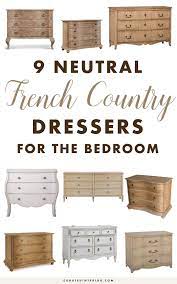 See more ideas about french country bedrooms, country bedroom, bedroom. 9 Neutral French Country Dressers For The Bedroom