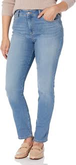 Gloria Vanderbilt Womens Amanda Slim High Rise Jean, Black Venetian Vines,  6 Regular at Amazon Womens Jeans store