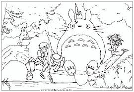 Totoro And Cast Coloring Page Cool Coloring Pages Coloring Pages Colouring Pages