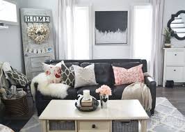 A Black Blush Pink Living Room Diy Pom Pom Heart Pillow The Diy Mommy Living Room Decor Gray Pink Living Room Home Decor