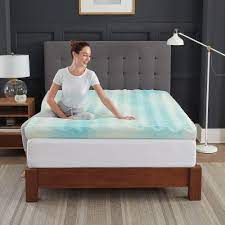 Due to this memory foam, the mattress becomes more comfortable and relaxing. Brookstone 4in Memory Foam Topper Queen Walmart Com Walmart Com