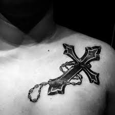 Pin On Upper Shoulder Cross Tattoos