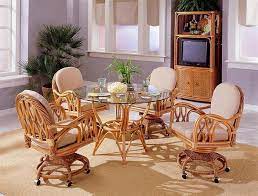 Deluxe Wicker Rattan Dining Chairs Wicker Patio Furniture Wicker Furniture Furniture