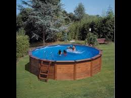 Installation Piscine Hors Terre Bois Ronde Youtube