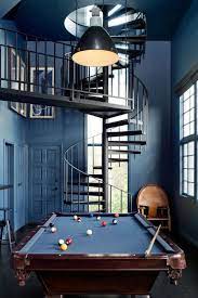 9 Totally Different Rooms That Mastered Blue Paint Pool Table Room Game Room Decor Billiards Room Ideas