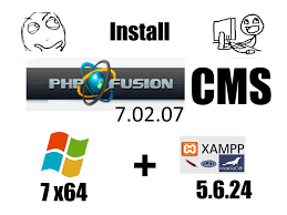 Install Php Fusion 7 On Windows 7 Localhost Opensource Php Cms Installation Cms Problem Solving