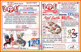 Kode Fajar Pakong Hari Ini