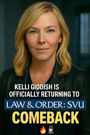 KELLI GIODISH IS OFFICIALLY RETURNING TO LAW & ORDER: svu COMEBACK