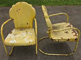 Outdoor Clamshell Chair Vintage Google Search Rattan Garden Furniture Metal Lawn Chairs Lawn Chairs