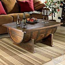 This item ships free to the us. Handmade Vintage Oak Whiskey Barrel Coffee Table Wine Enthusiast Barrel Coffee Table Eclectic Coffee Tables Diy Furniture