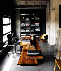 Good lighting is a must. 75 Small Home Office Ideas For Men Masculine Interior Designs