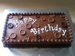 Cake decorating is one of the sugar arts that uses icing or frosting and other edible decorative elements to make plain cakes more visually interesting. Easy Option For Square Birthday Cake Chocolate Cake Designs Square Birthday Cake Cake