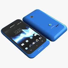 Sony Xperia Tipo Blue 3D Model #AD ...